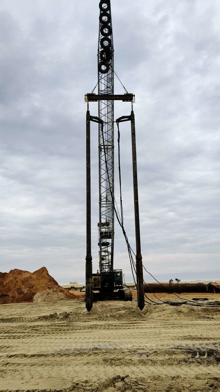 BJVH-350-105 Linde 135 مضخة هيدروليكية Vibroflotation جهاز الحفر مجهزة نظام الطاقة الهيدروليكية المشتركة