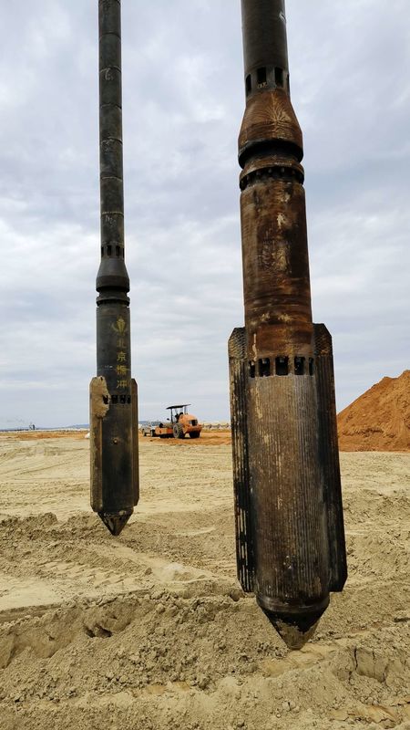 BJVH-350-105 Linde 135 مضخة هيدروليكية Vibroflotation جهاز الحفر مجهزة نظام الطاقة الهيدروليكية المشتركة