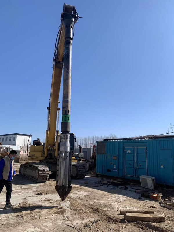 BVEM 2600 R/Min سرعة الدوران الهيدروليكية Vibroflot بناء ربط الماء والهواء لتحسين التربة