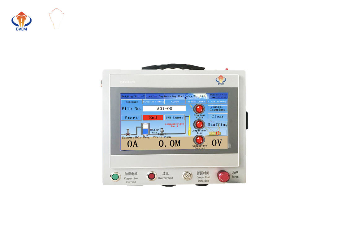 جهاز التحكم عن بعد Vibroflotation Data Logger / Data Logging Equipment 10 بوصة حجم الشاشة
